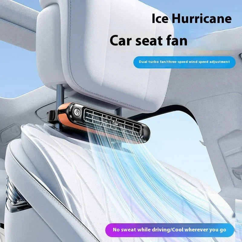 Car Turbine Fan Rear Seat USB Small Fan - Show Gadgets
