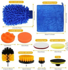 26Pcs Car Detailing Brush Set Soft Brushes Interior Wheel Valet Pro Cleaning Kit - Show Gadgets