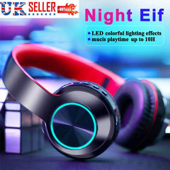 Wireless Bluetooth Headphones Over - Ear Noise Canceling All Devices - Show Gadgets