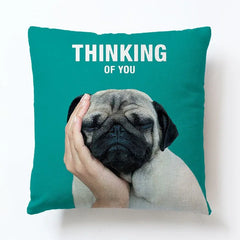 Dog linen pillow cases - Show Gadgets