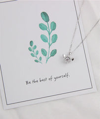 925 silver simple all-match necklace