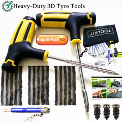 22Pcs Emergency Tyre Puncture Repair Kit Car Van Motorcycle Tubeless Tire Strips - Show Gadgets