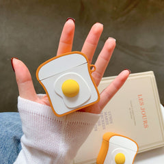 Breakfast Egg Toast AirPods Case – Apple Compatible