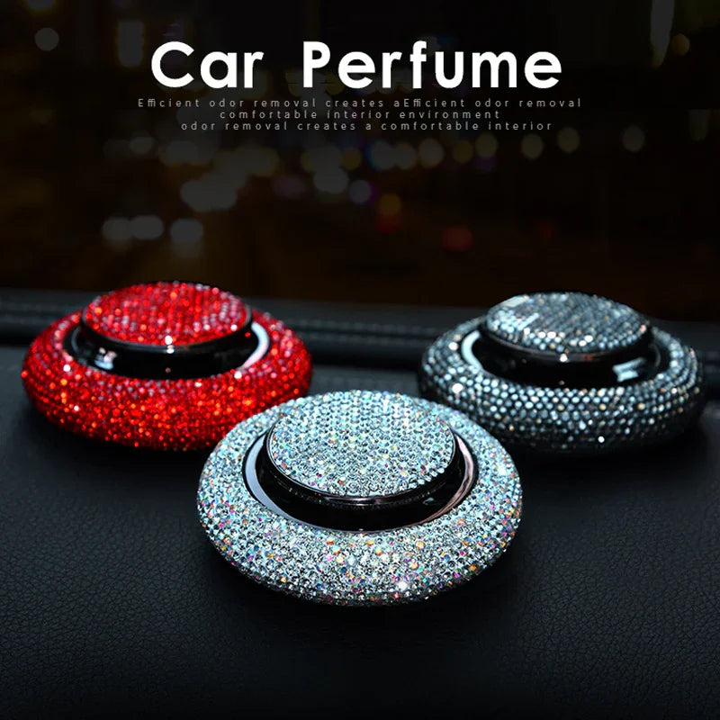 Crystal Diamond Car Air Freshener Perfume Accessories Car Decoration Solid Perfume - Show Gadgets