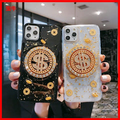 3D Diamond Dollar Turnplate Phone Case Luxury Designer - Show Gadgets