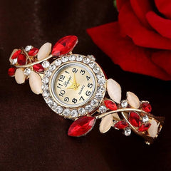 Trendy Diamond Colorful Crystal Women's Bracelet Watch - Show Gadgets