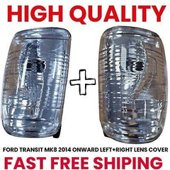 FOR FORD TRANSIT MK8 WING MIRROR INDICATOR LENS COVER LEFT RIGHT SET 2014 ONWA - Show Gadgets