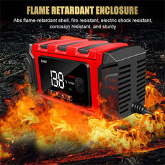 12V Intelligent Motorcycle Motorbike Car Battery Charger Automatic Smart Trickle - Show Gadgets