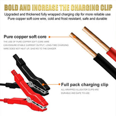 12V Intelligent Motorcycle Motorbike Car Battery Charger Automatic Smart Trickle - Show Gadgets