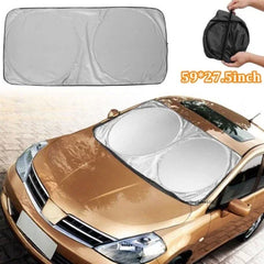 Car Window Sunshade Sun Shade Visor Windshield Cover Auto Car SunShade Anti Snow Ice Windshield Sunshade Car Windshield Sunshade - Show Gadgets