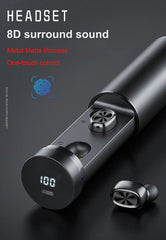 Bluetooth Earphone 5.0 Wireless 8D HIFI Sport MIC Earbuds Gaming Music Headset - Show Gadgets