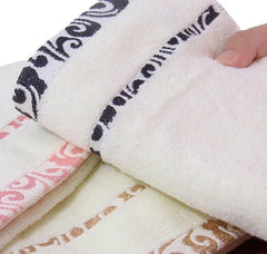 High quality pure cotton crepe - free jacquard Xiangyun thickening face towel - Show Gadgets