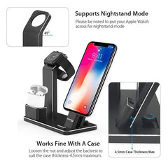 4 IN 1 AIRPODS CHARGING DOCK HOLDER - Show Gadgets