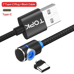Magnetic Cable Micro Usb Cable 360 Degree Rotate Magnetic Charge Phone Charging Cord Wire - Show Gadgets