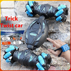Gesture Sensing Remote Control Car Stunt Twist Car Four - wheel Drive Off - road Vehicle - Show Gadgets