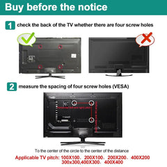 TV Wall Bracket Mount TILT For 26 32 40 50 55 Upto 63 Inch Flat LCD LED QLED TVs - Show Gadgets