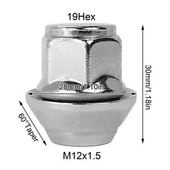 20Pcs For Ford Focus MK2 MK3 ST Car Alloy Wheel Nuts M12X1.5 19MM Bolt Lug Studs - Show Gadgets