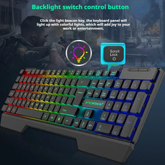 Wired Keyboard Luminous Desktop And Notebook Computer Accessories - Show Gadgets