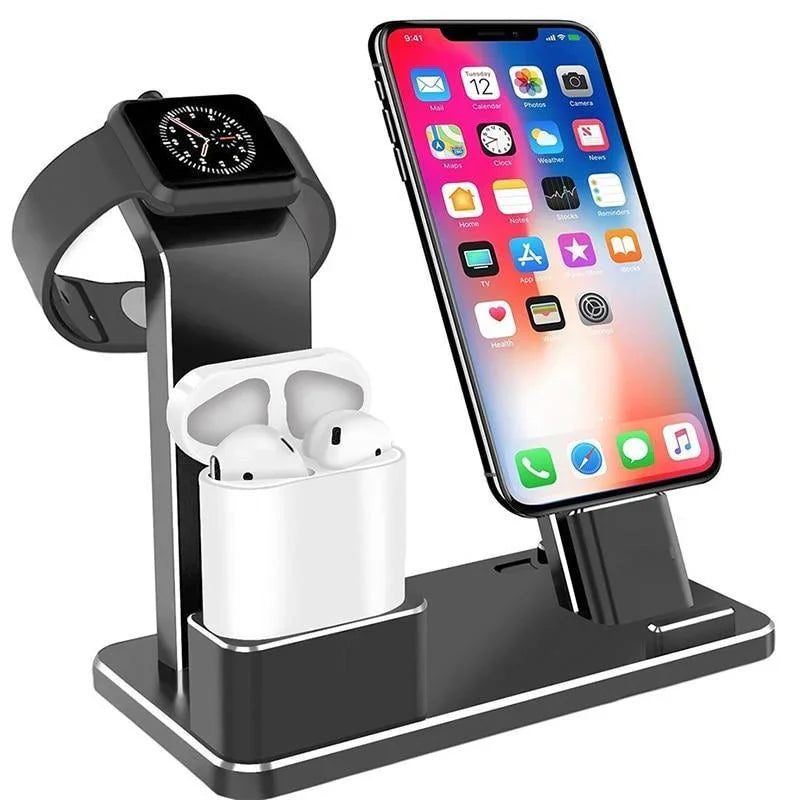 4 IN 1 AIRPODS CHARGING DOCK HOLDER - Show Gadgets