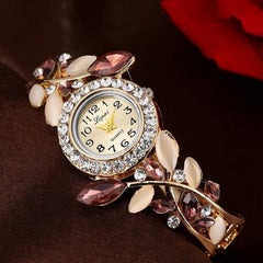 Trendy Diamond Colorful Crystal Women's Bracelet Watch - Show Gadgets