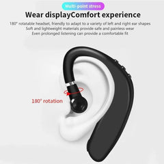 Bluetooth 5.0 Wireless Earpiece Headphones Earbuds Handsfree Headset With Mic UK - Show Gadgets