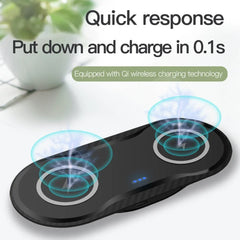 Wireless Charger Dual Mobile Phone Charger - Show Gadgets