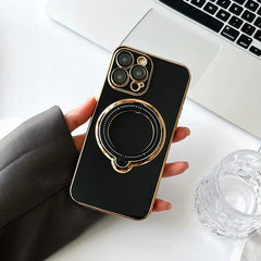 Magnetic Suction Rotating Stand Phone Case - Show Gadgets