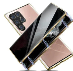 Snap On Magnet King Glass Protective Mirror Phone Case