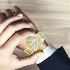 High - Grade Full Drill Square Drill Men’s Watch – Rugged Style Meets Precision Craftsmanship - Show Gadgets