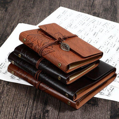 Creative Notebook Stationery One Leaf Zhiqiu Travel Diary Book Loose Leaf Vintage Leaves One Piece - Show Gadgets