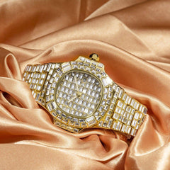 High - Grade Full Drill Square Drill Men’s Watch – Rugged Style Meets Precision Craftsmanship - Show Gadgets