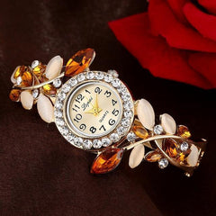 Trendy Diamond Colorful Crystal Women's Bracelet Watch - Show Gadgets