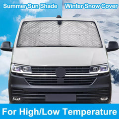 Front Windscreen Cover For VW T5 T6 Internal Thermal Window Blinds Sunshade Set - Show Gadgets