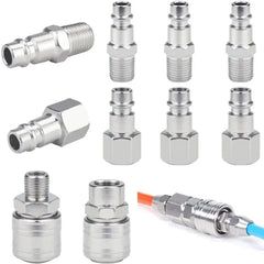 20 PCS Air Line Hose Compressor Fitting Coupling Connector Quick Release - Show Gadgets
