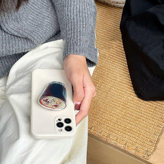 A Cup Of Iced Americano On A Spring Day Stand Phone Case - Show Gadgets