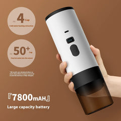 Portable Capsule Coffee Machine Automatic Wireless Heating
