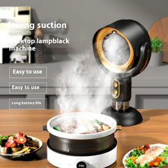New Portable Desktop Range Hood Anion Smoke Removal Deodorant Sterilization Air Purification - Show Gadgets