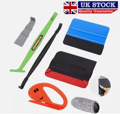 7pcs Car Film Tools Edge Rubber Scraper Window Kit Tint Film Installation Tools - Show Gadgets