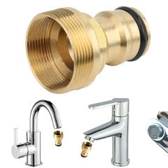 Universal Kitchen Tap Thread Connector Mixer Garden Hose Adaptor Faucet Fitting - Show Gadgets
