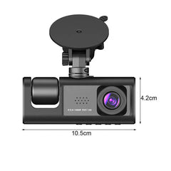 1080P Dual Lens Car Dash Cam Recorder G Sensor DVR Front And Rear Camera Video - Show Gadgets