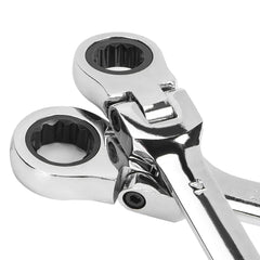 6Pcs Flexible Head Multi Functional Ratchet Conination Spanner Wrench 8 - 17mm Repair Tools Set - Show Gadgets