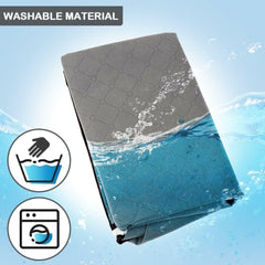 4PCS Clothes Organiser With Zip Underbed Wardrobe Cube Closet Box Organiser - Show Gadgets