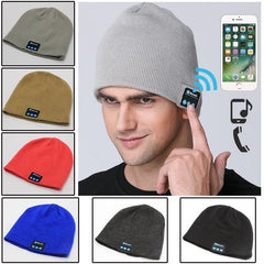 European And American Outdoor Wireless Headset Knitted Hat Multifunctional Music Hat - Show Gadgets