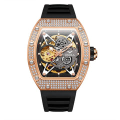 Fully - jewelled Automatic Mechanical Watch Men - Show Gadgets