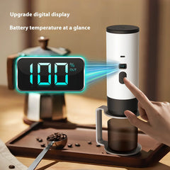 Portable Capsule Coffee Machine Automatic Wireless Heating
