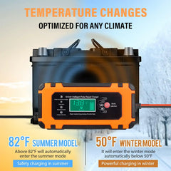 8A Smart Car Battery Fast Charger 12V Charger Automatic Pulse Repair AGM-GEL UK - Show Gadgets