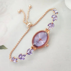 Wheat Diamond Women's Watch Free Adjustment Pull-out Women's - Show Gadgets