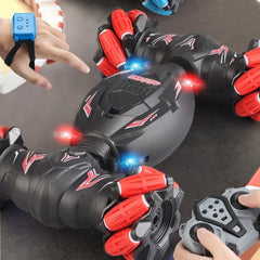 Gesture Sensing Remote Control Car Stunt Twist Car Four - wheel Drive Off - road Vehicle - Show Gadgets
