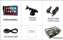 7 IPS Car Smart Screen Wireless Carplay Auto Mobile Phone Projection Screen Navigation - Show Gadgets