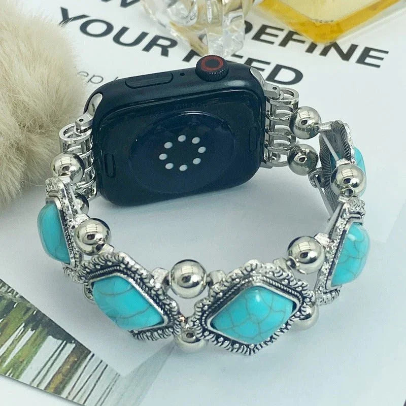 Bohemian Turquoise Smart Watch Strap - Show Gadgets